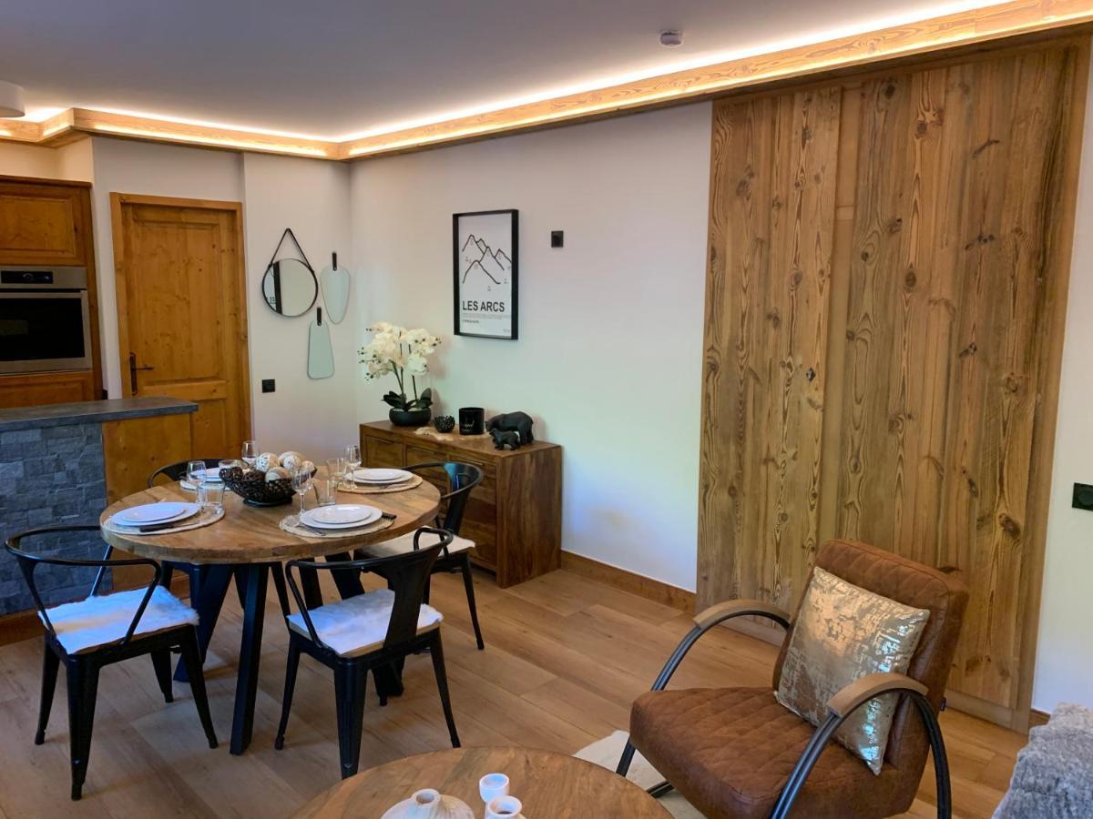 Appartement Luxe Prince Des Cimes Arc 1950 Piscine Interieure Et Exterieure Les Arcs  Bagian luar foto